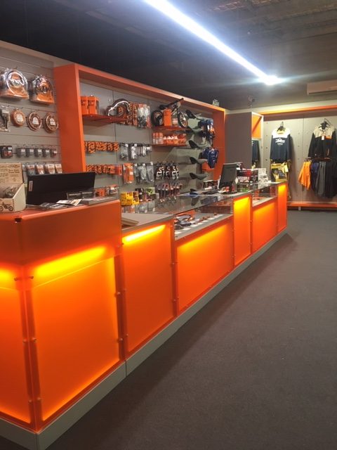 New KTM ST PETERS Showroom  and MEGA Accessory Floor NOW OPEN