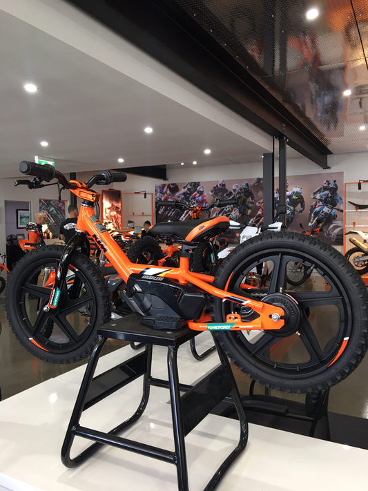 Great News! The KTM STACYC - E-Drive Pushbikes are Here at Procycles Hornsby and St Peters.