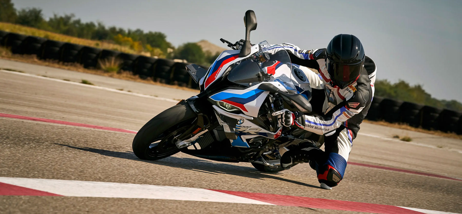 BMW S1000R M-series motorcycle race track
