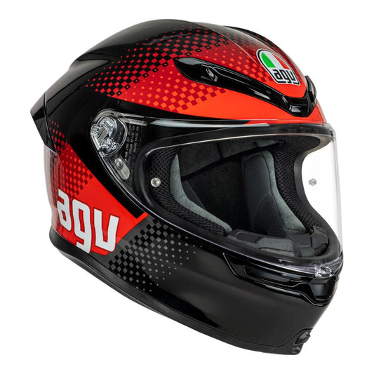 AGV K6 S - FISION BLACK/RED