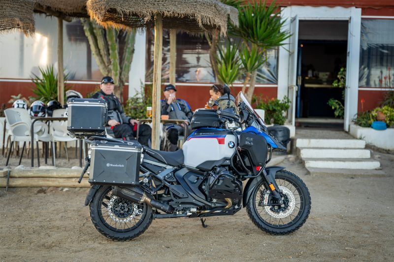 Extension bracket for R 1300 GS Adventure tank protection ULTIMATE - black