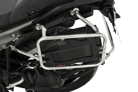 Toolbox with lock suitable for Wunderlich luggage rack R 1300 GS - incl. two keys - black