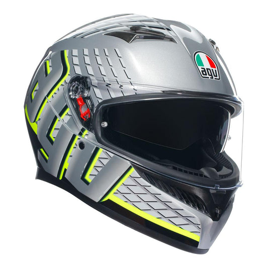 AGV K3 - FORTIFY - GREY/BLACK/FLUO YELLOW