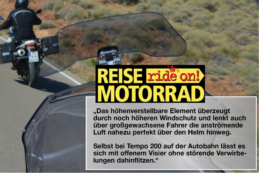 Wunderlich Vario ERGO screen deflector smoked grey