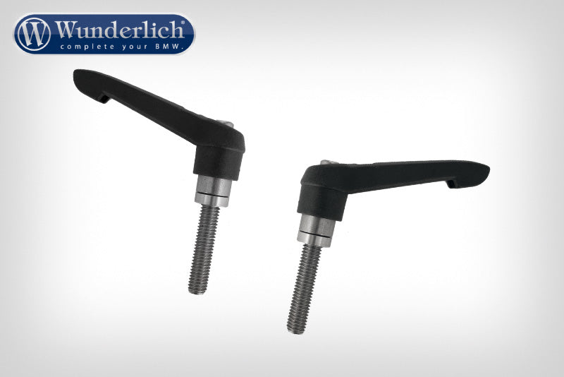 Wunderlich handle bar quick release fastener only with bar riser black