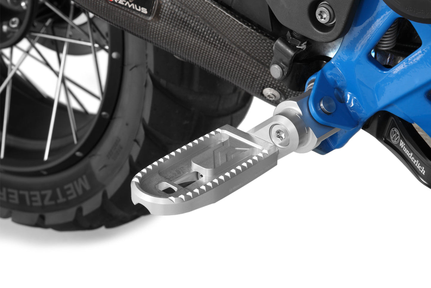 Vario footrest EVO1 (pair) - silver