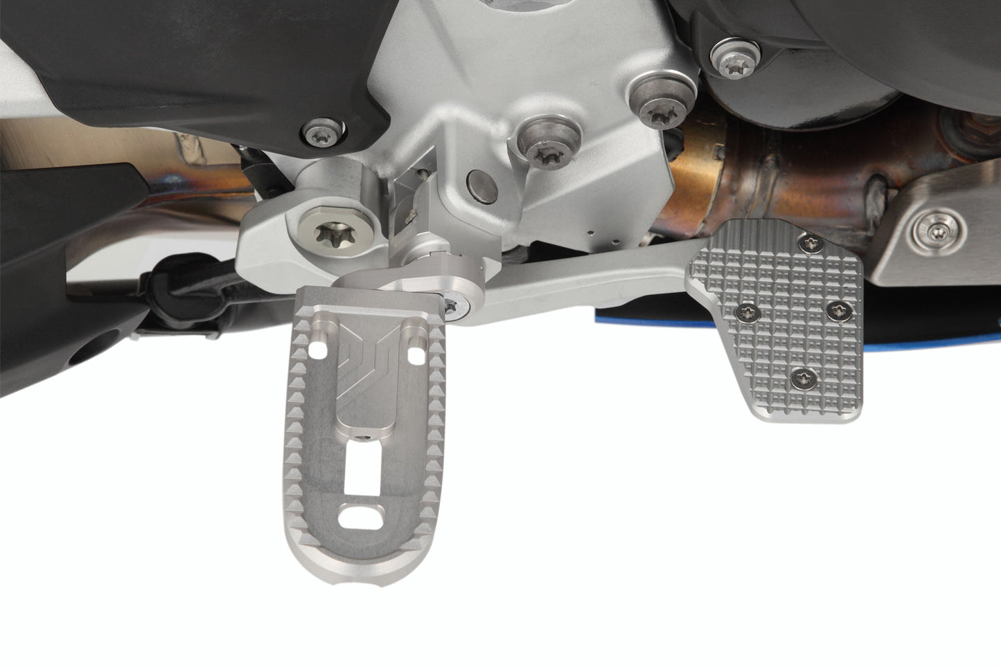 Vario footrest EVO1 (pair) - silver