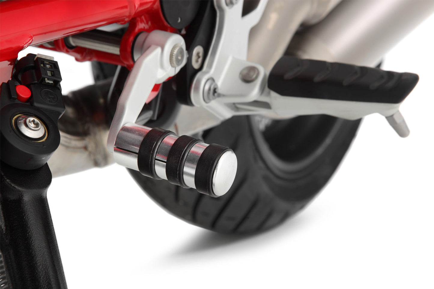 gear / brake lever enlargement Touring - silver - Piece