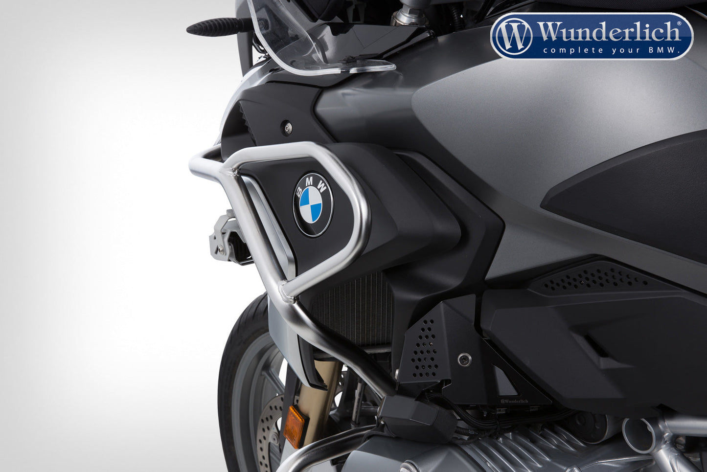 Stainless steel tank crash bar Adventure Style stainless steel