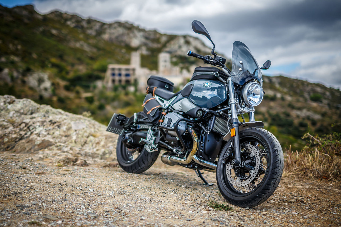 Swingarm Pivot Cover classic design - left - black