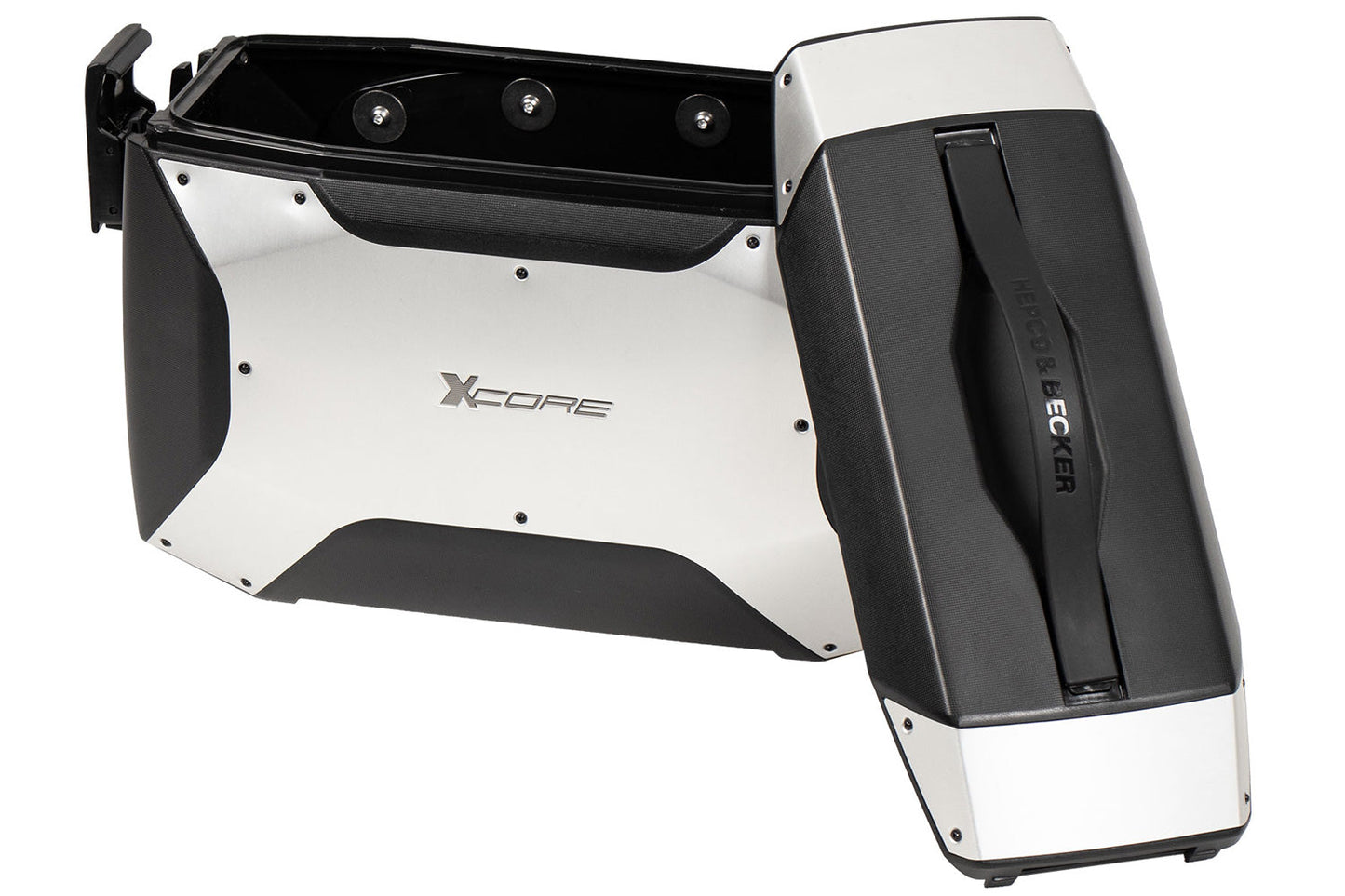 Hepco&Becker side case for C-Bow carrier - Set - black-silver