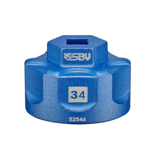 SBV TOOLS 3/8″ Dr. Aluminum Socket – 34mm 6-Point