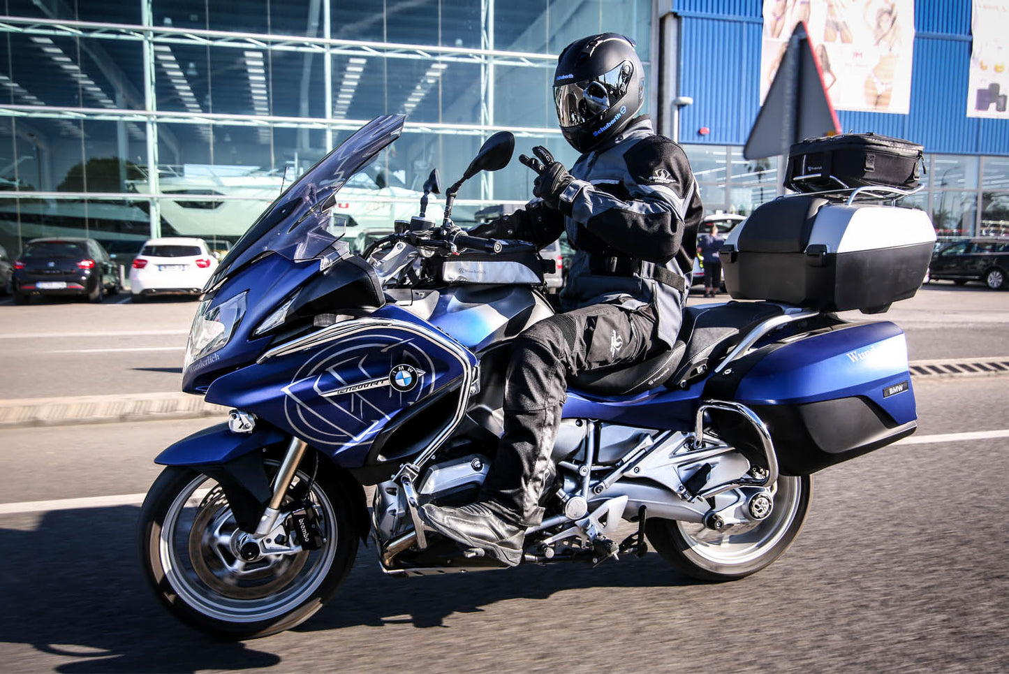 Protection bar foot rests - left and right - silver