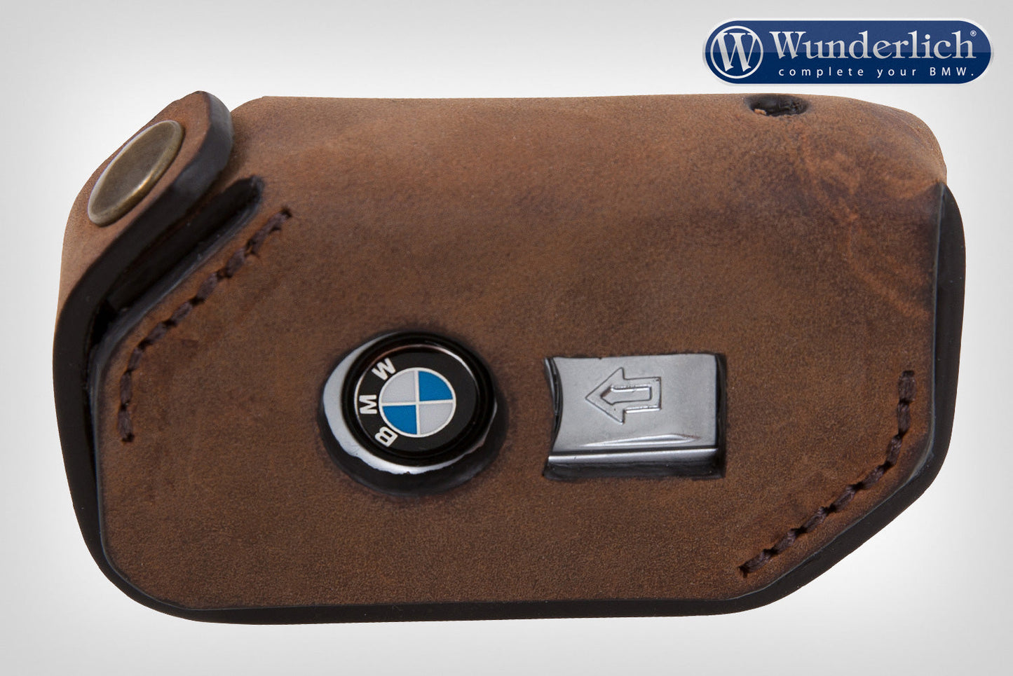 Wunderlich key pouch leather keyless ride  brown