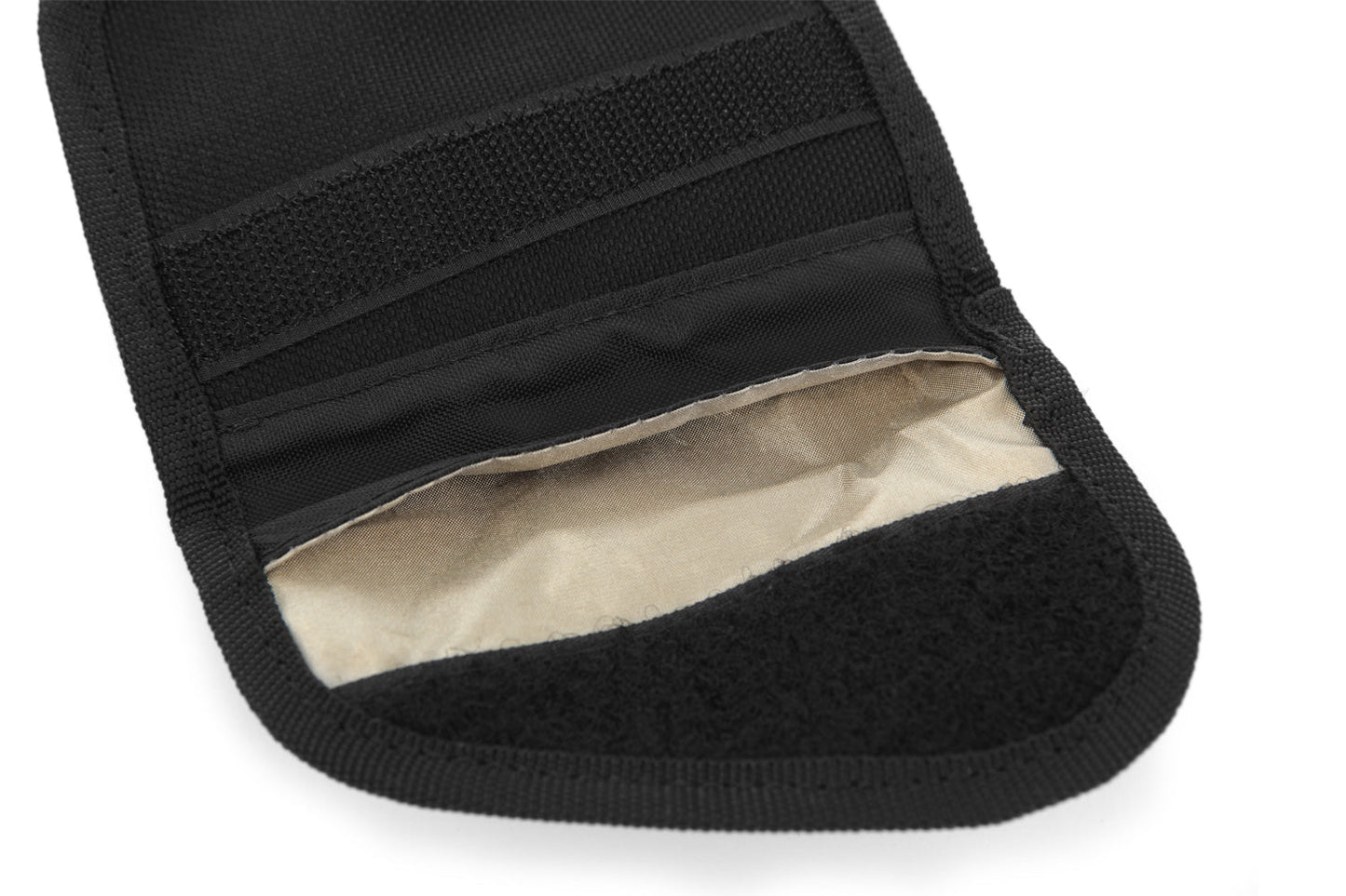 key pouch with RFID blocker - black