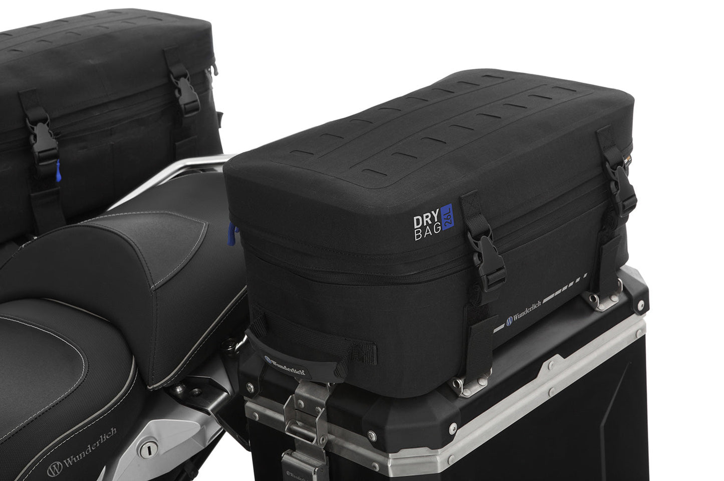 case top bags black »ELEPHANT« DRYBAG - left and right - black