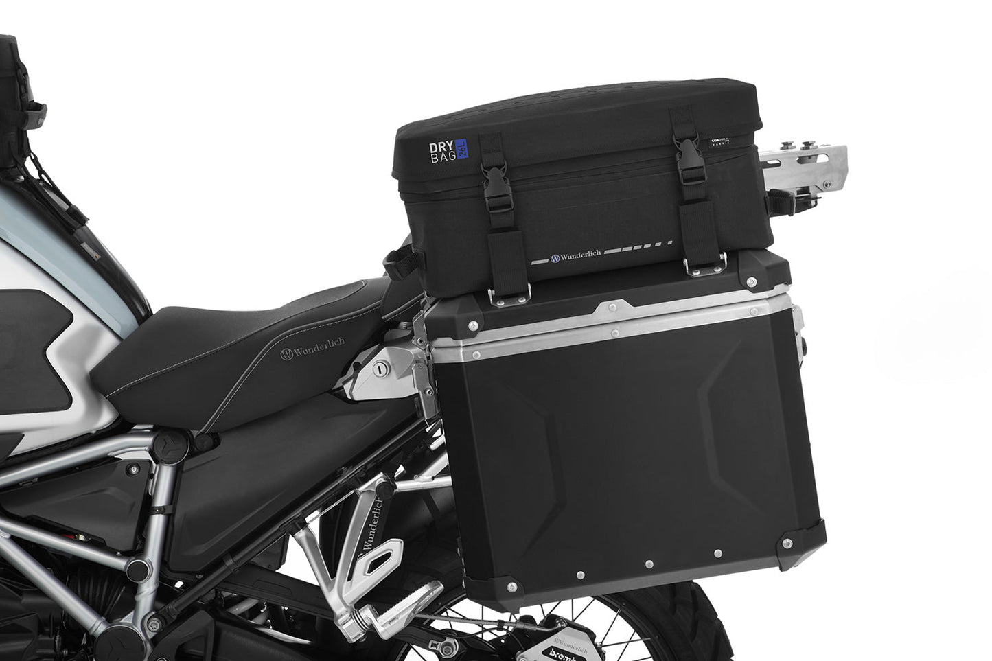 case top bags black »ELEPHANT« DRYBAG - left and right - black