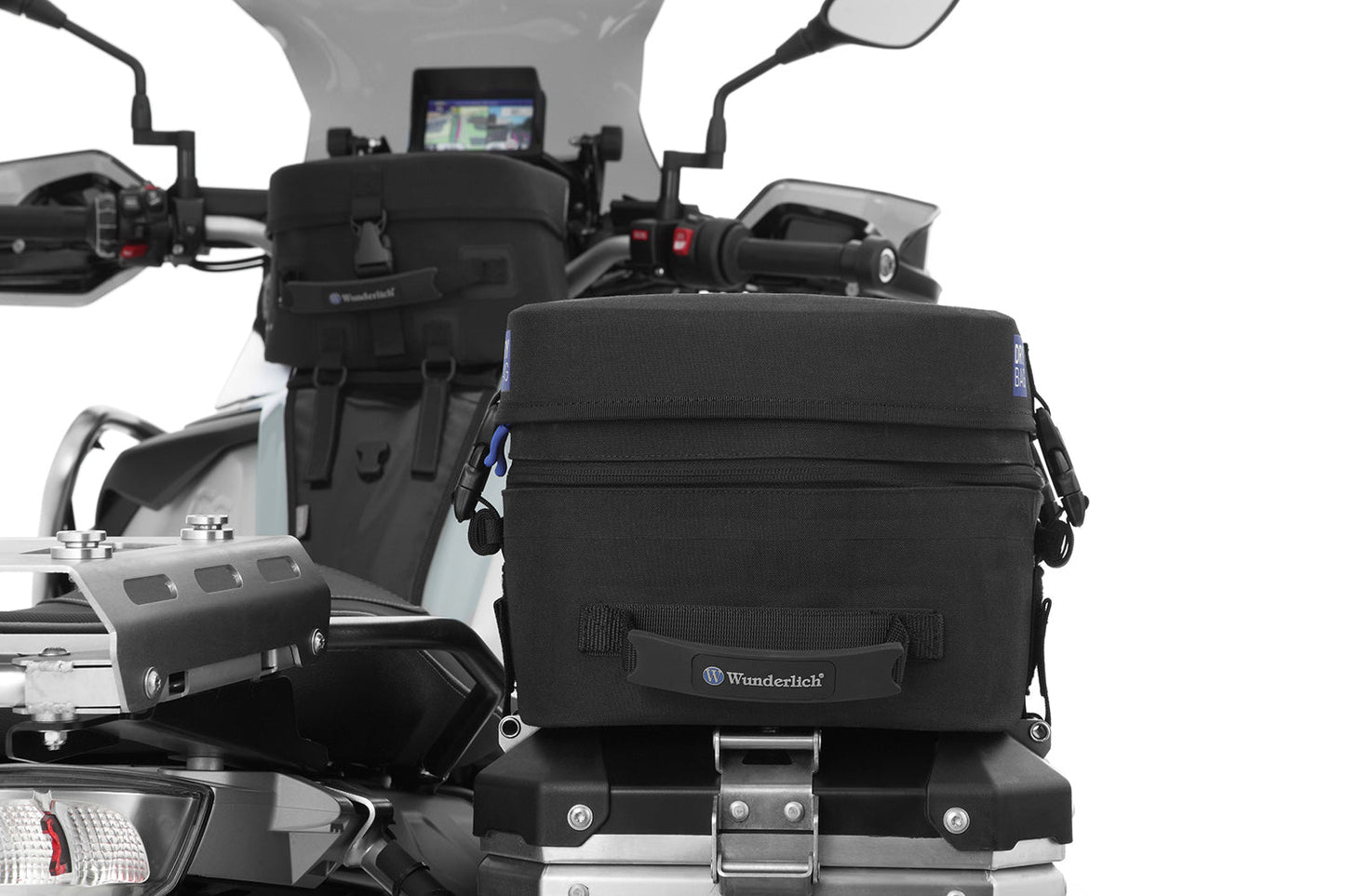 case top bags black »ELEPHANT« DRYBAG - left and right - black