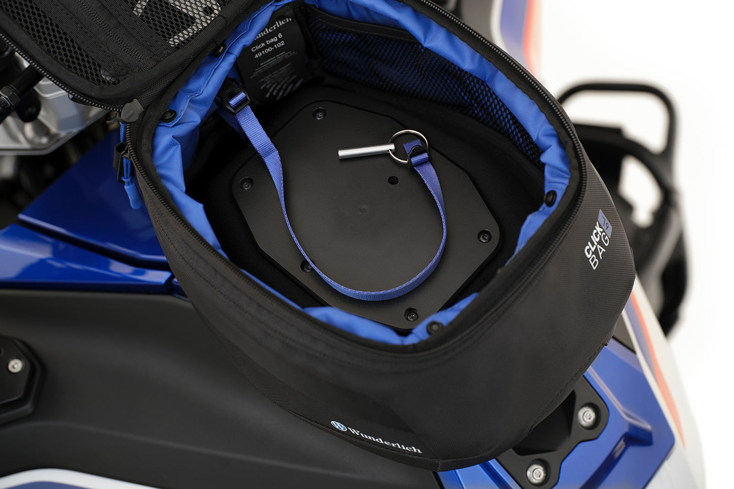 Anti-theft device for tank bag CLICK BAG