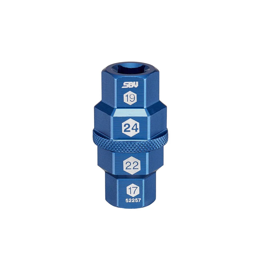 SBV TOOLS 3/8″, ALU Superlight Hex Axle Tool 17,19,22,24 mm
