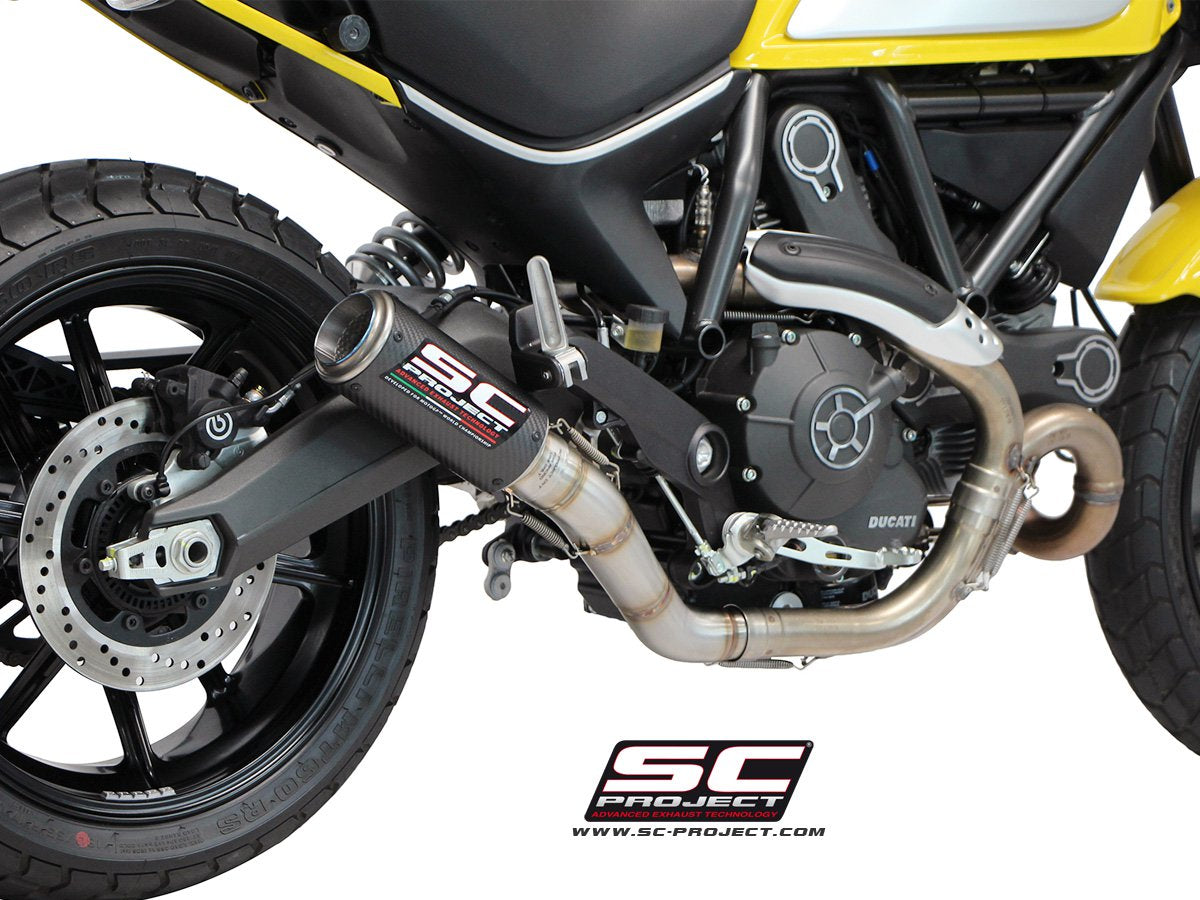 DUCATI SCRAMBLER 800 2015 - 2016/MONSTER 659 2017-2022 - CR-T MUFFLER