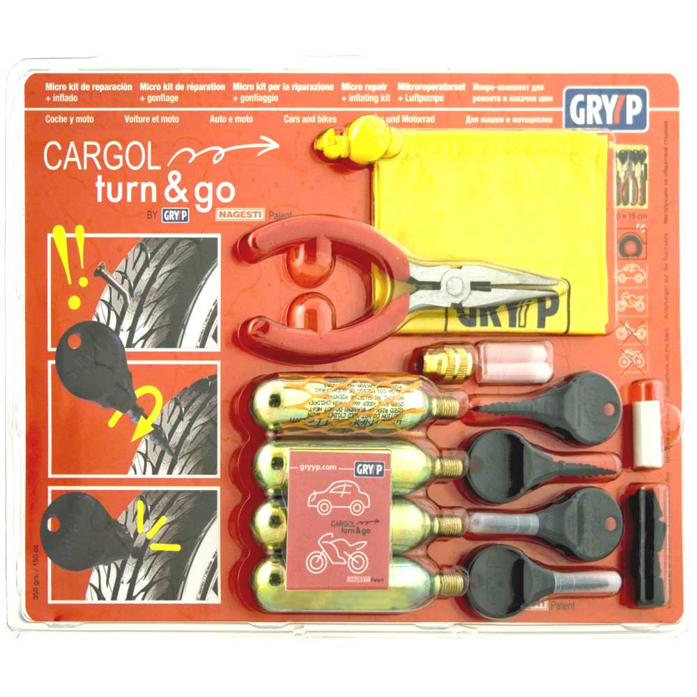 CARGOL EMERGENCY TYRE REPAIR KIT