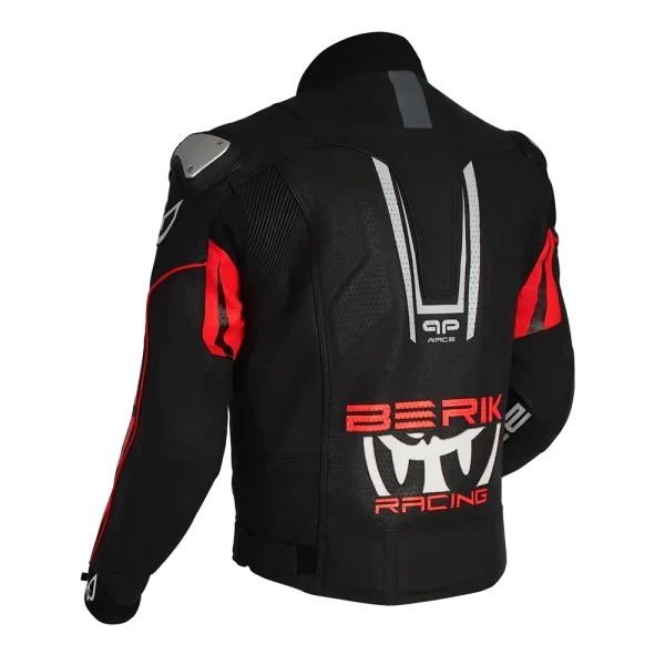 BERIK APEX JACKET (BLACK / FLURO RED)