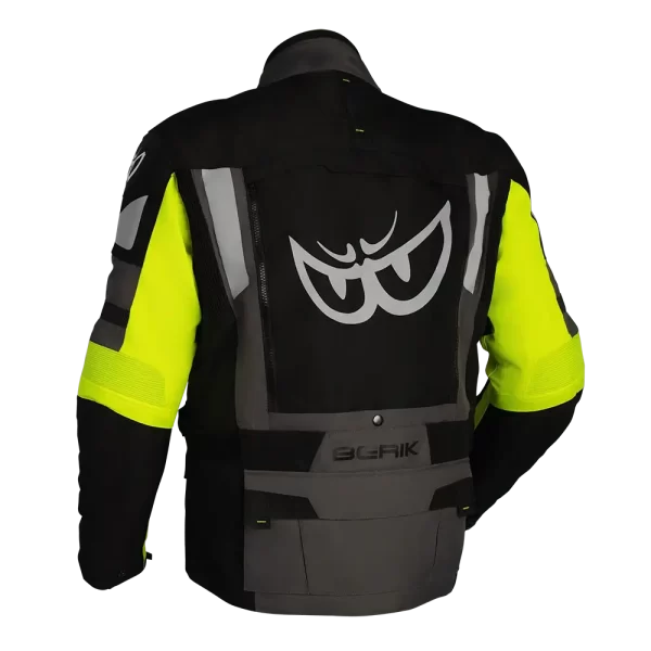 BERIK EXPLORER-ADV (BLACK / GREY / HI-VIZ) ADVENTURE JACKET