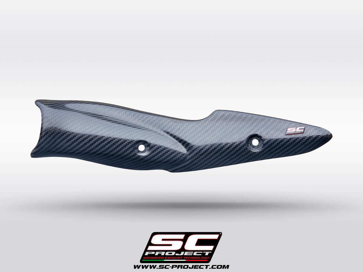 KAWASAKI Z 900 (2021-) - CARBON FIBRE HEAT PROTECTION SHIELD