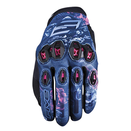 FIVE GLOVE STUNT EVO 2 LADIES FLOWERS PINK