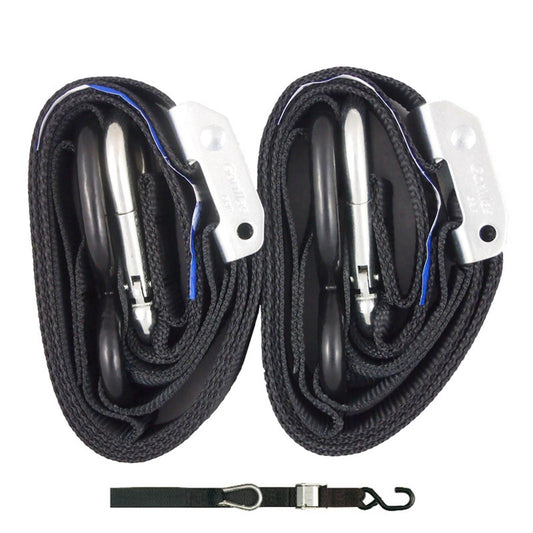 GORILLAS GRIP TIE DOWN 38MM S/HK BLK/BLK LOOP