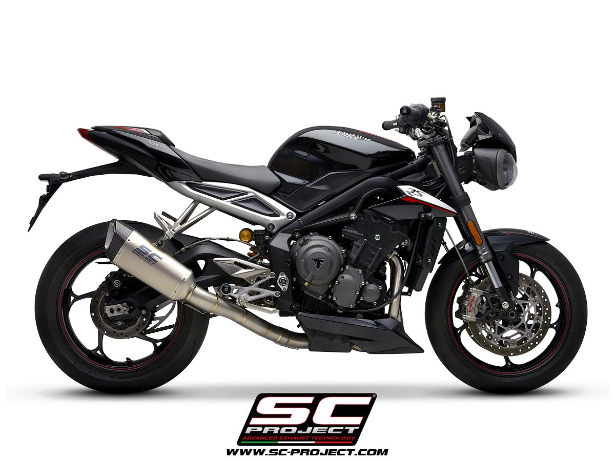 TRIUMPH STREET TRIPLE 765 S/R/RS - 17-19 - FULL EXHAUST SYSTEM 3-1