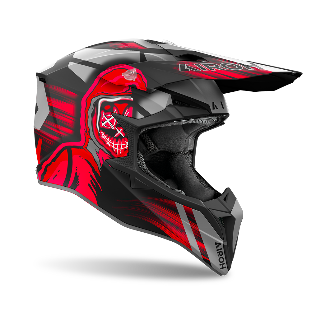 AIROH WRAAAP CYBER RED MATT