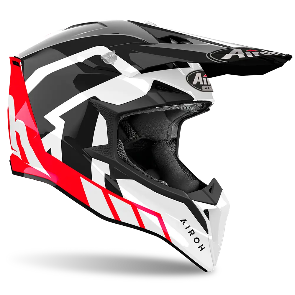 AIROH WRAAAP RELOADED RED GLOSS