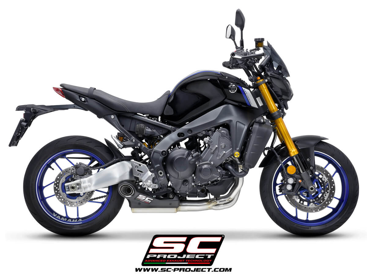 YAMAHA MT-09 (2021-2023) - FULL 3-1 EXHAUST SYSTEM WITH STR-1 MUFFLER