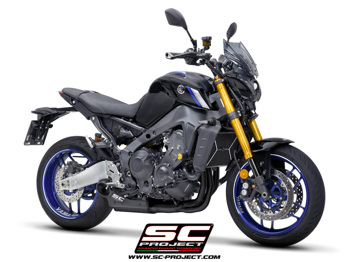 YAMAHA MT-09 (2021-2023) - FULL 3-1 EXHAUST SYSTEM WITH STR-1 MUFFLER