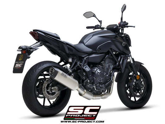 YAMAHA MT-07 (2021-2023) - FULL 2-1 EXHAUST SYSTEM WITH SC1-S TITANIUM MUFFLER