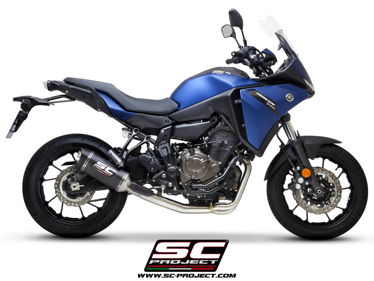 YAMAHA TRACER 700 - TRACER 7 - GT (20-23) - FULL 2-1 STAINLESS STEEL EXHAUST SYSTEM