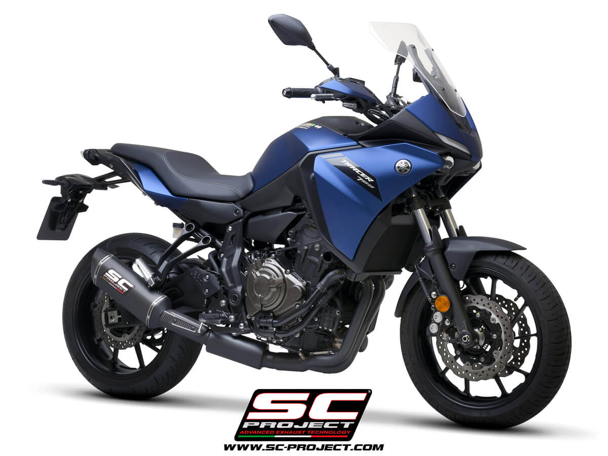YAMAHA TRACER 700 - TRACER 7 - GT (20-23) - FULL 2-1 STAINLESS STEEL EXHAUST SYSTEM