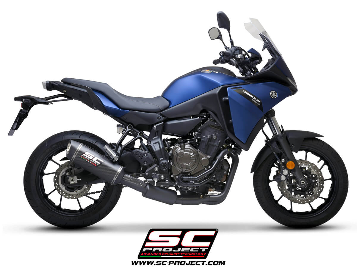 YAMAHA TRACER 700 - TRACER 7 - GT (20-23) - FULL 2-1 STAINLESS STEEL EXHAUST SYSTEM