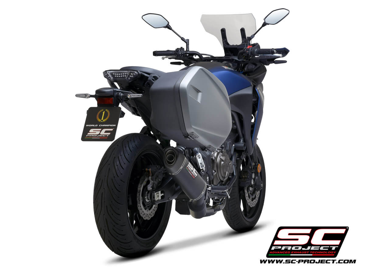 YAMAHA TRACER 700  - TRACER 7 - GT (20-23) - FULL 2-1 STAINLESS STEEL EXHAUST SYSTEM