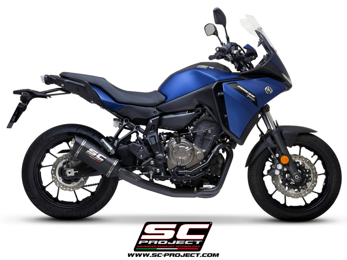 YAMAHA TRACER 700 - TRACER 7 - GT (20-23) - FULL 2-1 STAINLESS STEEL EXHAUST SYSTEM