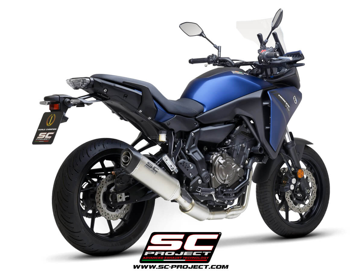YAMAHA TRACER 700 - TRACER 7 - GT (20-23) - FULL 2-1 STAINLESS STEEL EXHAUST SYSTEM