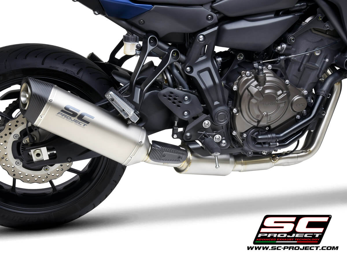 YAMAHA TRACER 700  - TRACER 7 - GT (20-23) - FULL 2-1 STAINLESS STEEL EXHAUST SYSTEM