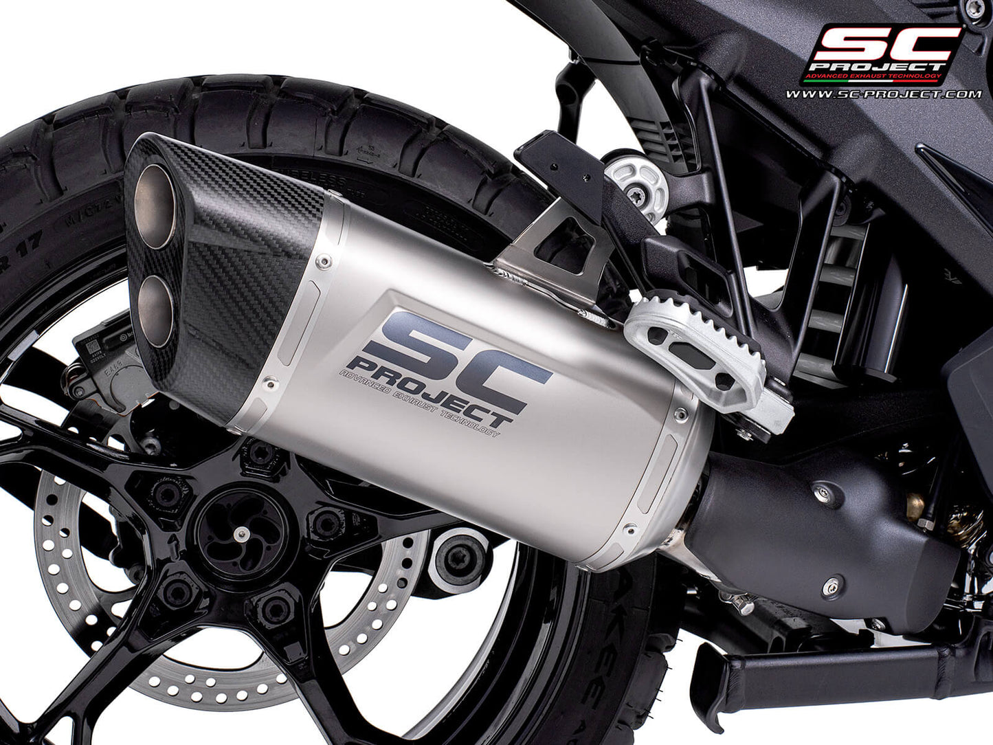 BMW R 1300 GS (2024-) - ADVENTURE-R MUFFLER (compatible w/ original side cases)
