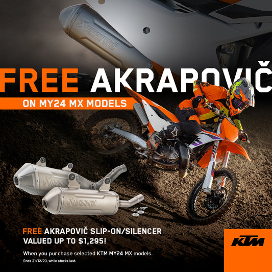 FREE AKRAPOVIC Slip-On Silencer