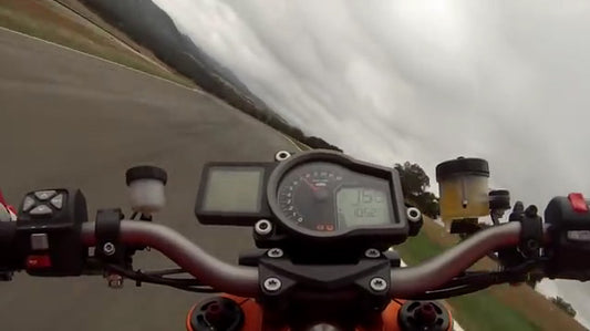 Jeremy McWilliams tests the KTM 1290 Super Duke R