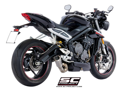 TRIUMPH STREET TRIPLE 765 S/R/RS - 17-19 - CR-T MUFFLER
