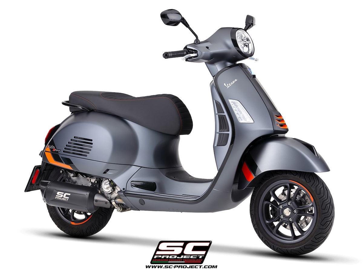 VESPA GTS 310 - GTV 310 (2025 - 2026) Tourer titanium exhaust, matt black