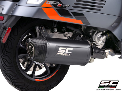 VESPA GTS 310 - GTV 310 (2025 - 2026) Tourer titanium exhaust, matt black